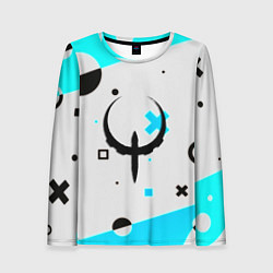 Женский лонгслив Quake game pattern