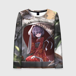 Лонгслив женский Touhou Project Симмёмару Сукуна, цвет: 3D-принт