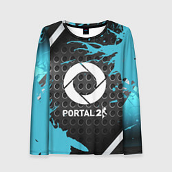 Лонгслив женский Portal game краски, цвет: 3D-принт