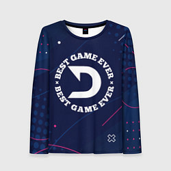 Лонгслив женский Символ Deadlock и надпись best game ever, цвет: 3D-принт