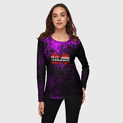 Лонгслив женский Tekken брызги красок, цвет: 3D-принт — фото 2