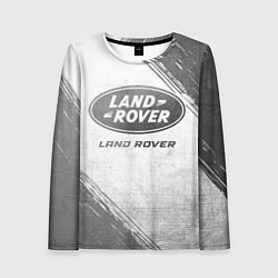 Лонгслив женский Land Rover - white gradient, цвет: 3D-принт