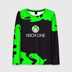 Женский лонгслив Xbox fire green