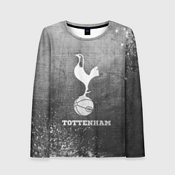 Лонгслив женский Tottenham - grey gradient, цвет: 3D-принт