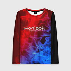 Лонгслив женский Horizon zero dawn fire gradient, цвет: 3D-принт