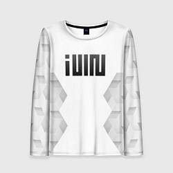 Лонгслив женский Gidle white poly, цвет: 3D-принт