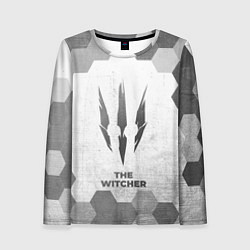 Лонгслив женский The Witcher - white gradient, цвет: 3D-принт