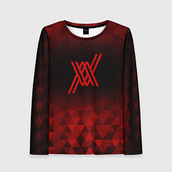 Лонгслив женский Darling in the FranXX red poly, цвет: 3D-принт