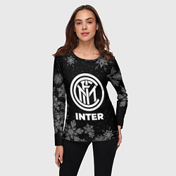 Лонгслив женский Снежный Inter, цвет: 3D-принт — фото 2