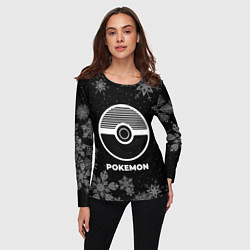 Лонгслив женский Снежный Pokemon, цвет: 3D-принт — фото 2