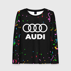 Лонгслив женский Audi конфети, цвет: 3D-принт