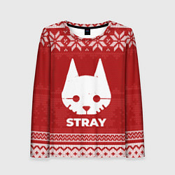 Лонгслив женский Новогодний Stray, цвет: 3D-принт