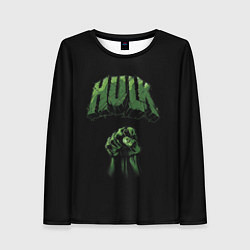 Лонгслив женский Hulk punch, цвет: 3D-принт