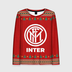 Лонгслив женский Inter new year, цвет: 3D-принт