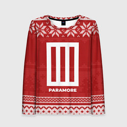 Лонгслив женский Новогодний Paramore, цвет: 3D-принт