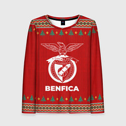 Лонгслив женский Benfica new year, цвет: 3D-принт