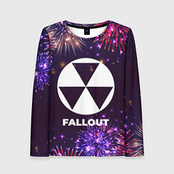 Лонгслив женский Праздничный Fallout, цвет: 3D-принт