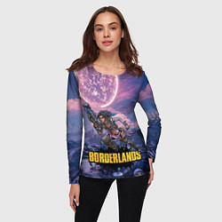 Лонгслив женский Borderlands вооружение, цвет: 3D-принт — фото 2