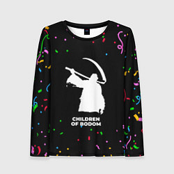 Лонгслив женский Children of Bodom конфети, цвет: 3D-принт