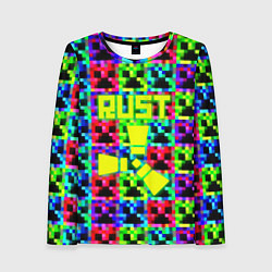 Лонгслив женский Minecraft x rust, цвет: 3D-принт
