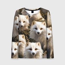 Женский лонгслив Песцы
