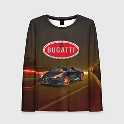 Женский лонгслив Bugatti on the night route