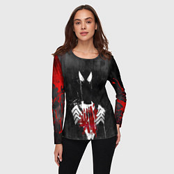 Лонгслив женский Человек паук и веном, цвет: 3D-принт — фото 2