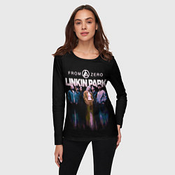 Лонгслив женский Линкин парк, цвет: 3D-принт — фото 2