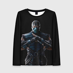 Лонгслив женский Mortal kombat - Sub Zero, цвет: 3D-принт