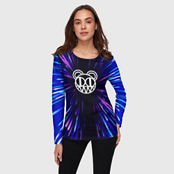 Лонгслив женский Radiohead neon energy, цвет: 3D-принт — фото 2