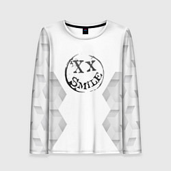 Лонгслив женский Avril Lavigne white poly, цвет: 3D-принт