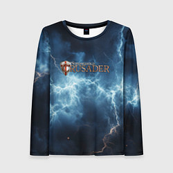 Лонгслив женский Stronghold сrusader сила молний, цвет: 3D-принт