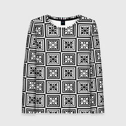 Женский лонгслив Керамический декор