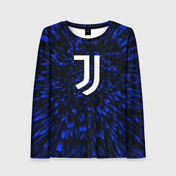 Лонгслив женский Juventus blue energy, цвет: 3D-принт