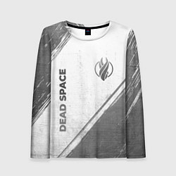 Лонгслив женский Dead Space - white gradient вертикально, цвет: 3D-принт