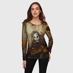 Лонгслив женский Джокер - депрессивная осень, цвет: 3D-принт — фото 2