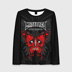 Лонгслив женский Metallica - life in Belgrade, цвет: 3D-принт