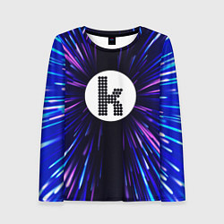 Лонгслив женский The Killers neon energy, цвет: 3D-принт