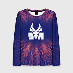 Лонгслив женский Die Antwoord red energy, цвет: 3D-принт