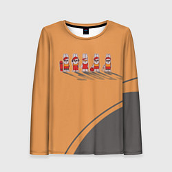 Женский лонгслив Пять спортивных кроликов