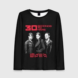 Женский лонгслив 30 Seconds to Mars poster
