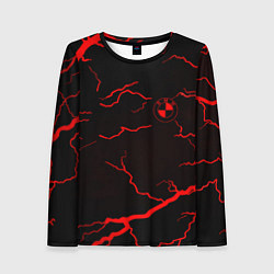 Женский лонгслив BMW storm red color