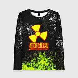 Женский лонгслив Stalker брызги красок