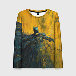 Лонгслив женский Бэтмен нарисованный кистью, цвет: 3D-принт