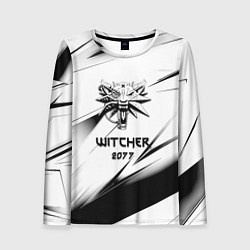 Женский лонгслив Ведьмак stripes