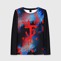 Лонгслив женский Doom космическая абстракция, цвет: 3D-принт