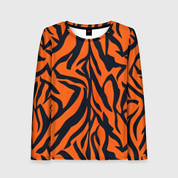 Женский лонгслив Расцветка тигра