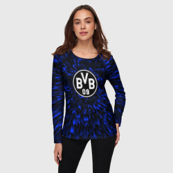 Лонгслив женский Borussia blue energy, цвет: 3D-принт — фото 2