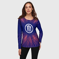 Лонгслив женский Three Days Grace red energy, цвет: 3D-принт — фото 2