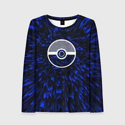 Лонгслив женский Pokemon blue energy, цвет: 3D-принт